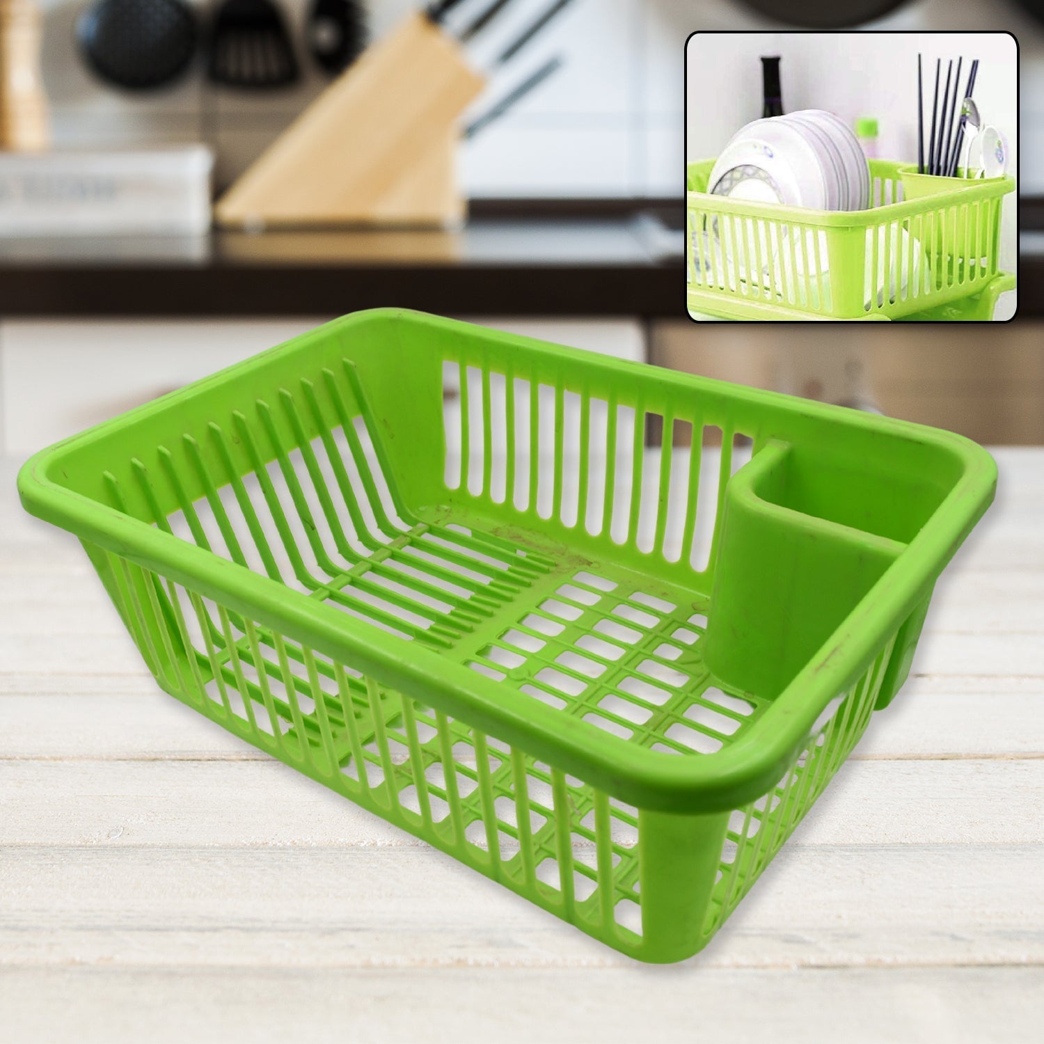 Multipurpose Plastic Kitchen Basket, Dish, Vegetables and Fruits Washing, Laundry cloath Multipupose Organizer Basket (43x30 Cm) - infinityexculsivestore.com