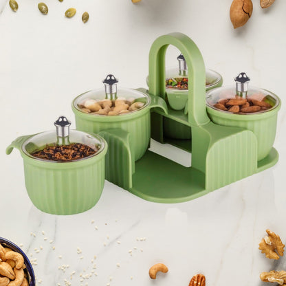 Multipurpose Plastic Storage Container Set: Kitchen Jars, Spices, Cookies - infinityexculsivestore.com