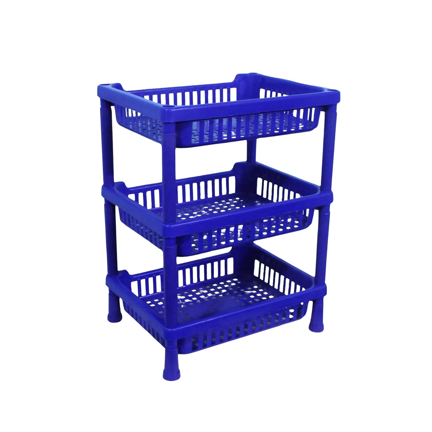 Multipurpose Plastic Storage Rack Oraganiser - 3 pcs - infinityexculsivestore.com