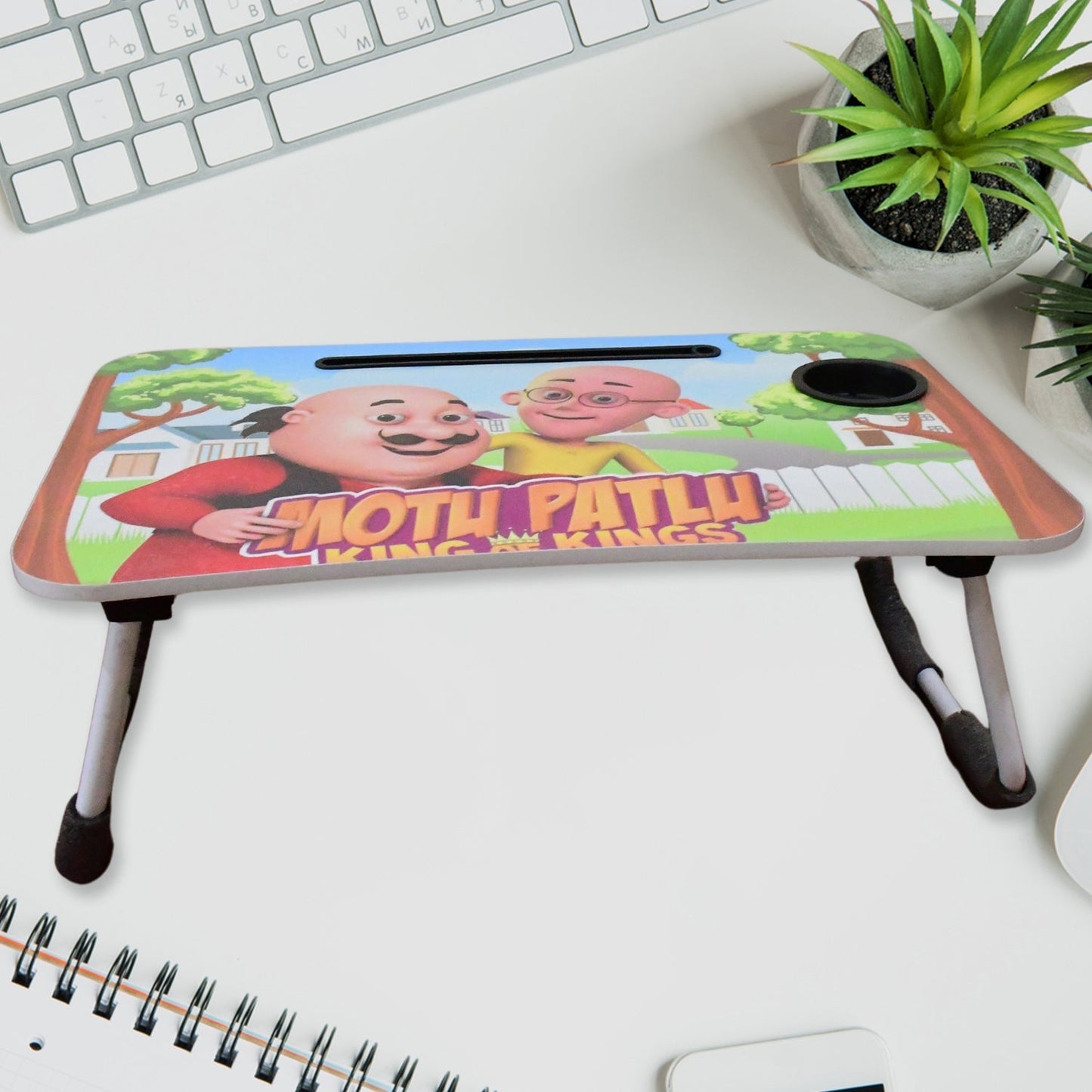 Multipurpose Portable Writing Homework Mix Cartoon Design Printed Table (1 Pc / Mix Design / 61×41 Cm) - infinityexculsivestore.com