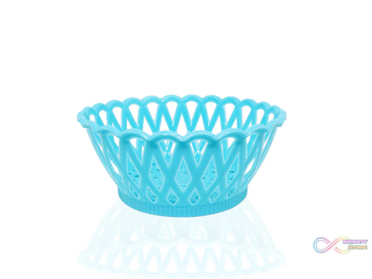 Round storage baskets for home organization, set of three.