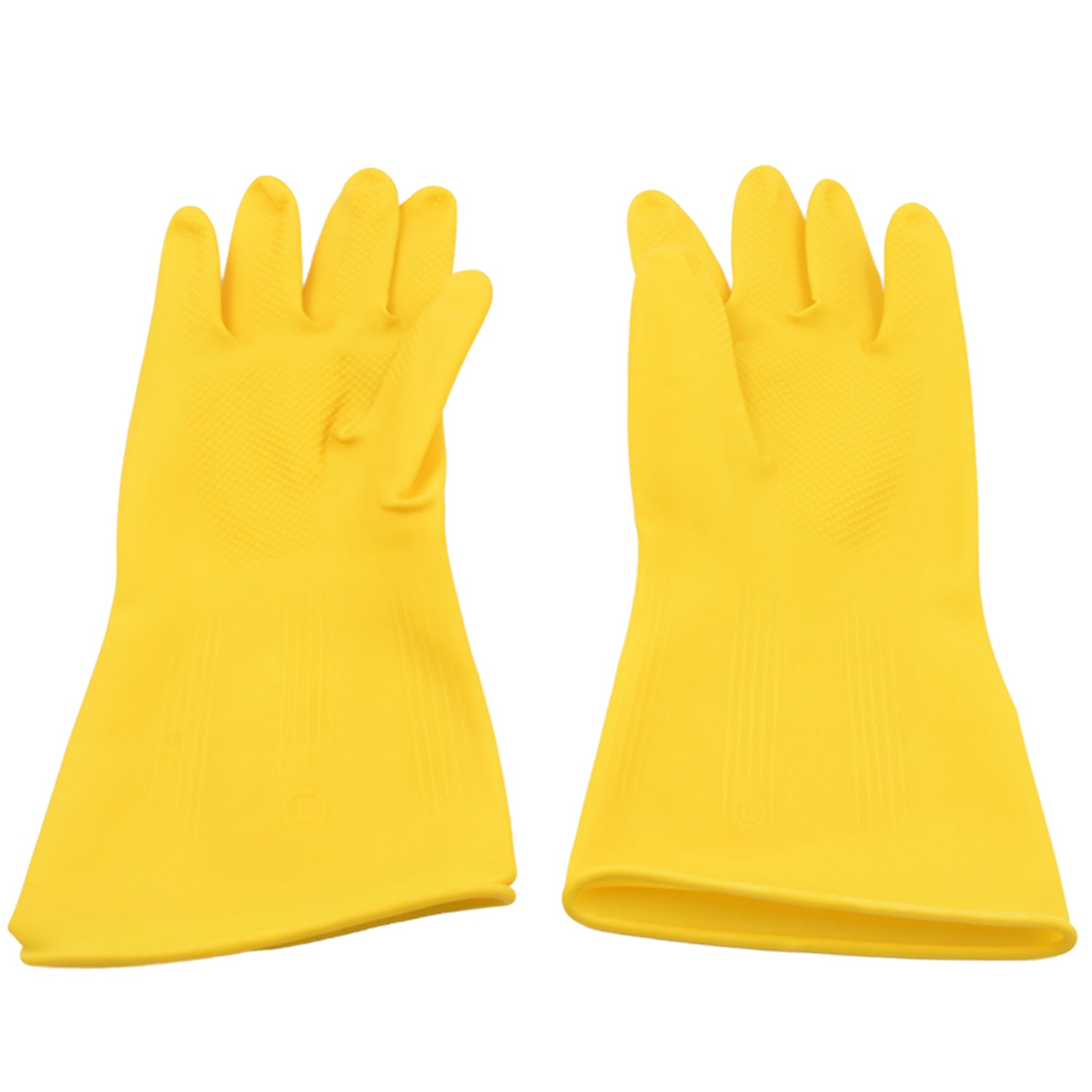Multipurpose Rubber Cleaning Gloves: Reusable, Wet & Dry Use (1 Pair) - infinityexculsivestore.com