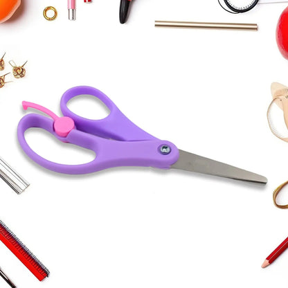 Multipurpose Scissors | Comfort Grip Handle And Stainless Steel Blades (1 Pc / Mix Color & Design) - infinityexculsivestore.com