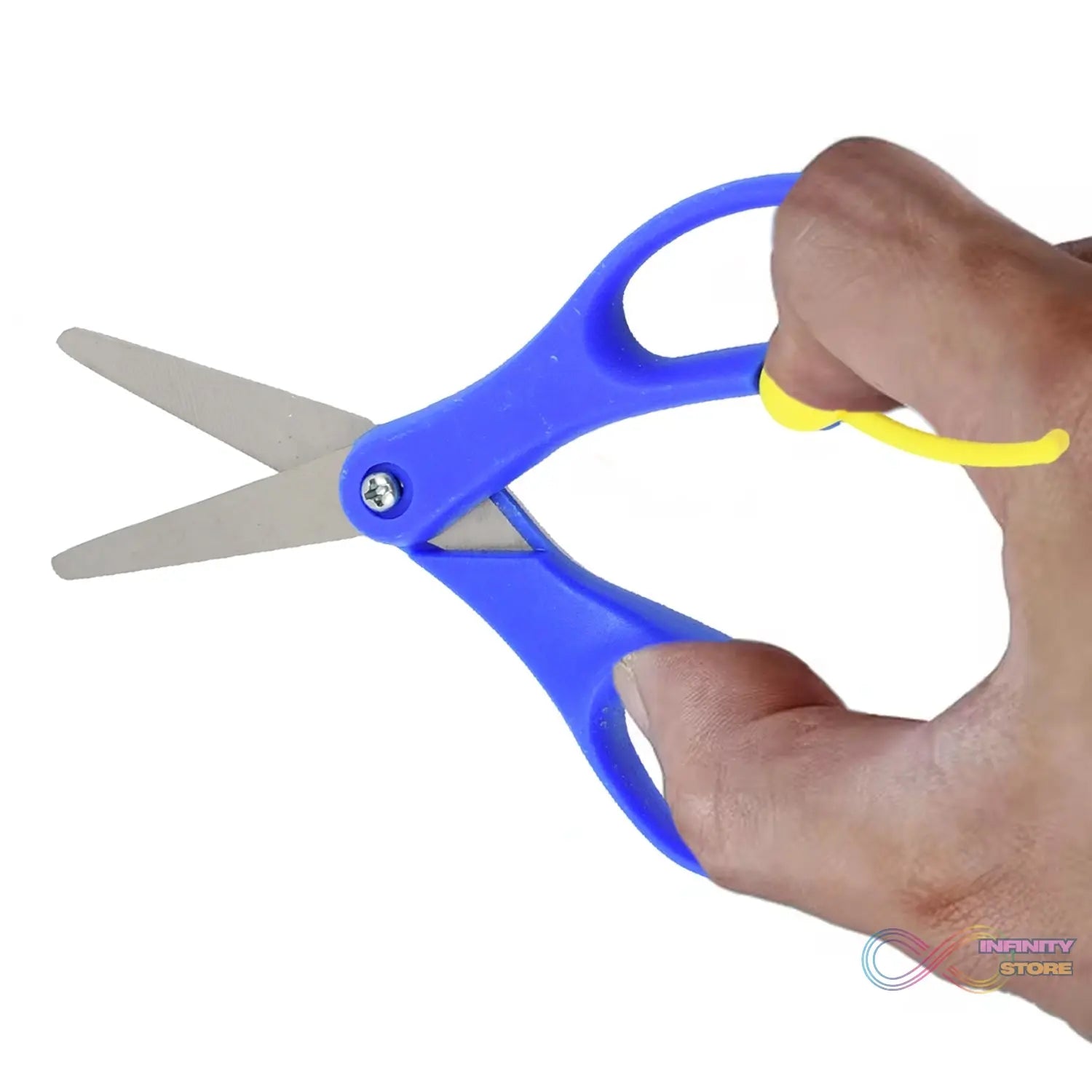 Multipurpose Scissors | Comfort Grip Handle And Stainless Steel Blades (1 Pc / Mix Color & Design) - infinityexculsivestore.com
