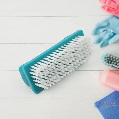 Multipurpose Scrubber Hard Brush with Handle (1 Pc / Small) - infinityexculsivestore.com