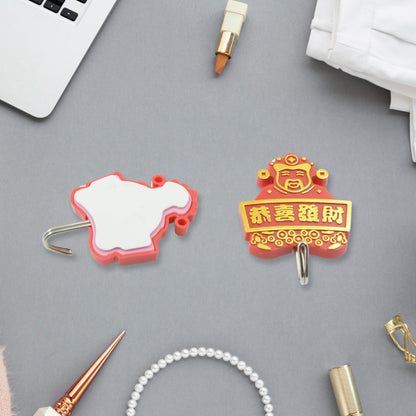 Multipurpose Self - Adhesive Hooks (2 Pc): Heavy Duty, Waterproof, Bathroom, Kitchen - infinityexculsivestore.com