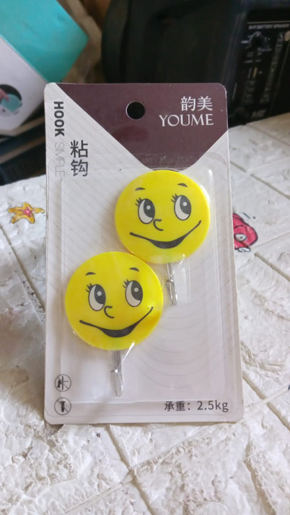 Multipurpose Self - Adhesive Hooks (2 Pc): Heavy Duty, Waterproof, Bathroom, Kitchen - infinityexculsivestore.com