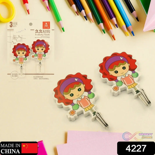 Multipurpose Self - Adhesive Hooks (2 Pc): Heavy Duty, Waterproof, Wall Mount (Bathroom, Kitchen) - infinityexculsivestore.com