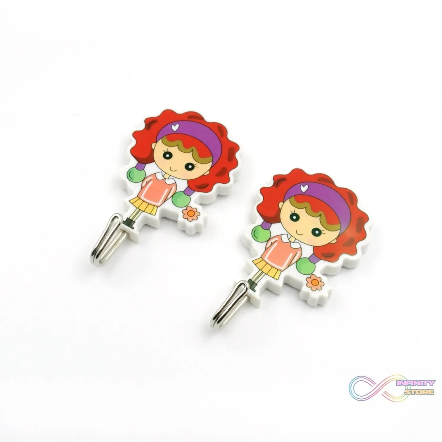 Multipurpose Self - Adhesive Hooks (2 Pc): Heavy Duty, Waterproof, Wall Mount (Bathroom, Kitchen) - infinityexculsivestore.com