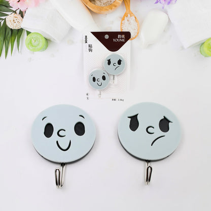Multipurpose Self - Adhesive Hooks (2 Pc): Heavy Duty, Waterproof, Wall Mount (Bathroom, Kitchen) - infinityexculsivestore.com