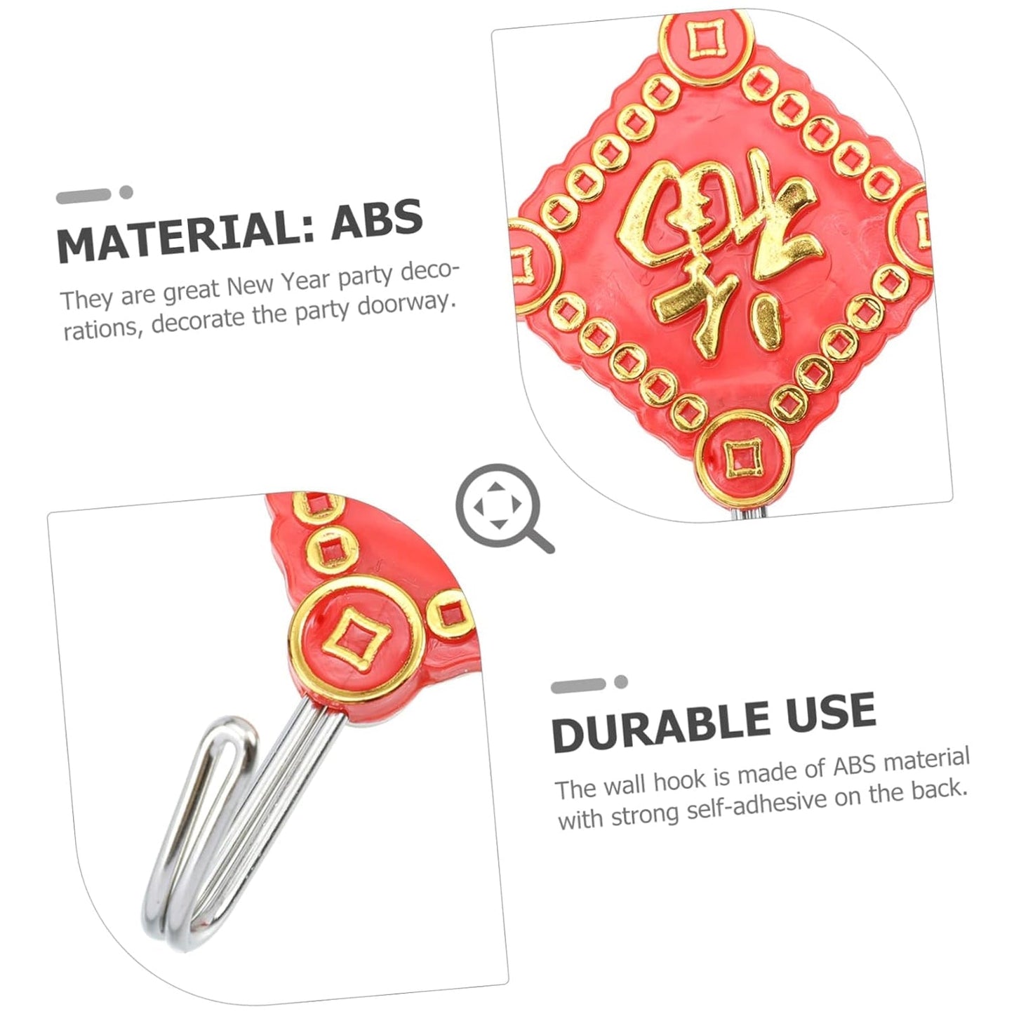 Multipurpose Self - Adhesive Hooks (Heavy Duty): Bathroom, Kitchen, Office - infinityexculsivestore.com