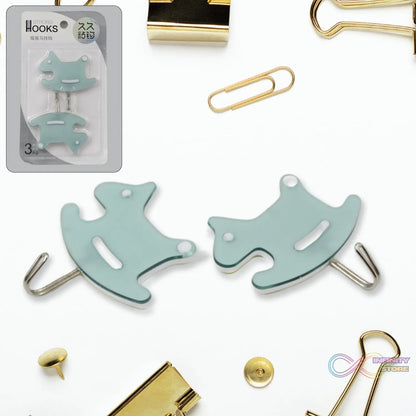 Multipurpose Self - Adhesive hooks (2 Pc Set) - infinityexculsivestore.com