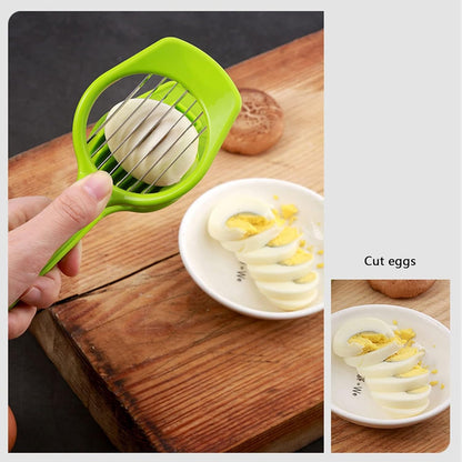 Multipurpose Slicer with Seven Blades, Egg Slicers Stainless Slicer, Strawberry, Tomato, Kiwi, Fruit Cutter, Divider Separator - infinityexculsivestore.com