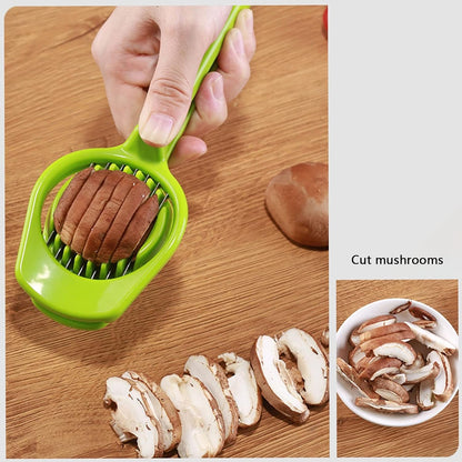 Multipurpose Slicer with Seven Blades, Egg Slicers Stainless Slicer, Strawberry, Tomato, Kiwi, Fruit Cutter, Divider Separator - infinityexculsivestore.com