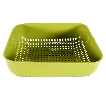 Multipurpose Small Plastic Kitchen Basket, Vegetables and Fruits Washing, Basket (20x17 Cm) - infinityexculsivestore.com