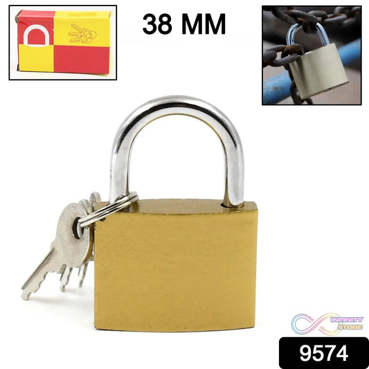 Multipurpose Solid 3 Keys door lock 38 mm / 1 Pc) - infinityexculsivestore.com