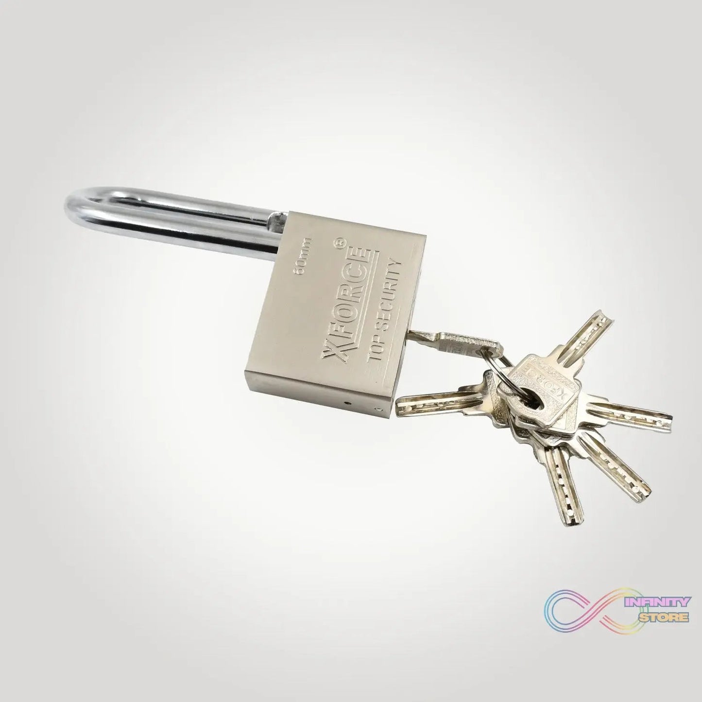 Multipurpose Solid 6 Keys Padlock 60 mm / 1 Pc) - infinityexculsivestore.com