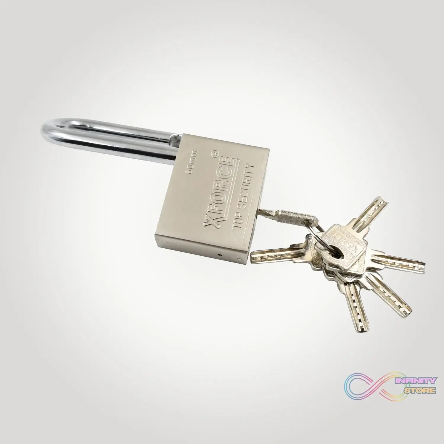 Multipurpose Solid 6 Keys Padlock 60 mm / 1 Pc) - infinityexculsivestore.com