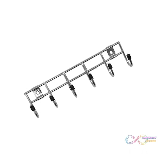 Stainless steel strip with 6 hooks for versatile use