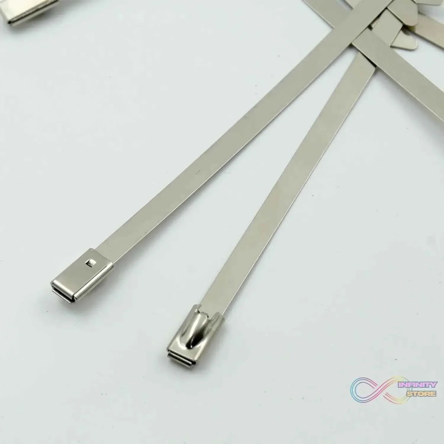 Multipurpose Stainless Steel Cable TIE (10 pcs Set / 4.6x200MM) - infinityexculsivestore.com