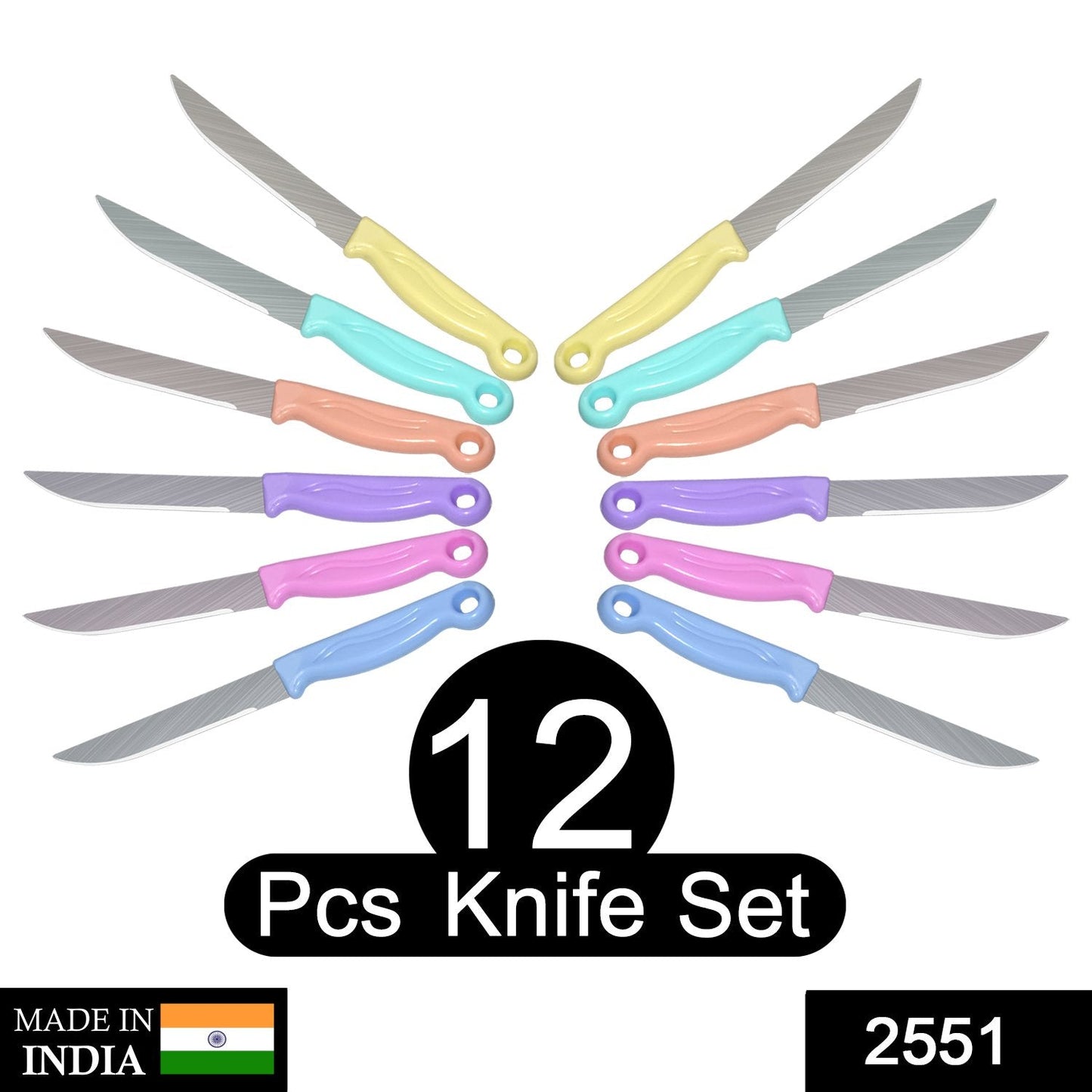 Multipurpose Top Kitchen Knife for Home and Restaurant (12Pcs Set) - infinityexculsivestore.com