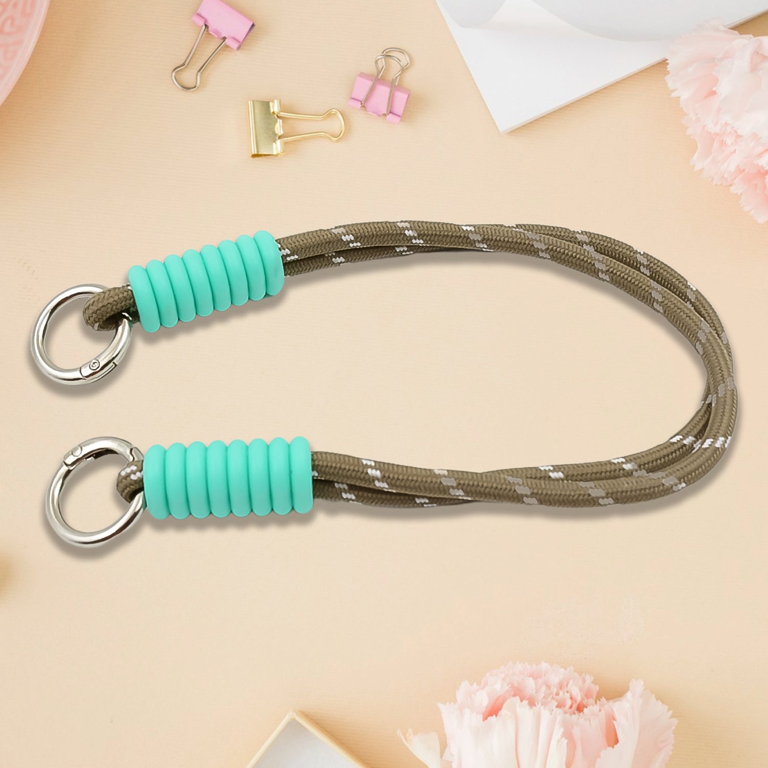 Multipurpose Two Sided Adjustable Hand Wrist Strap Lanyardwith Cellphone, Phone Strap (1 Pc / 14.5 Inch / Multicolor) - infinityexculsivestore.com
