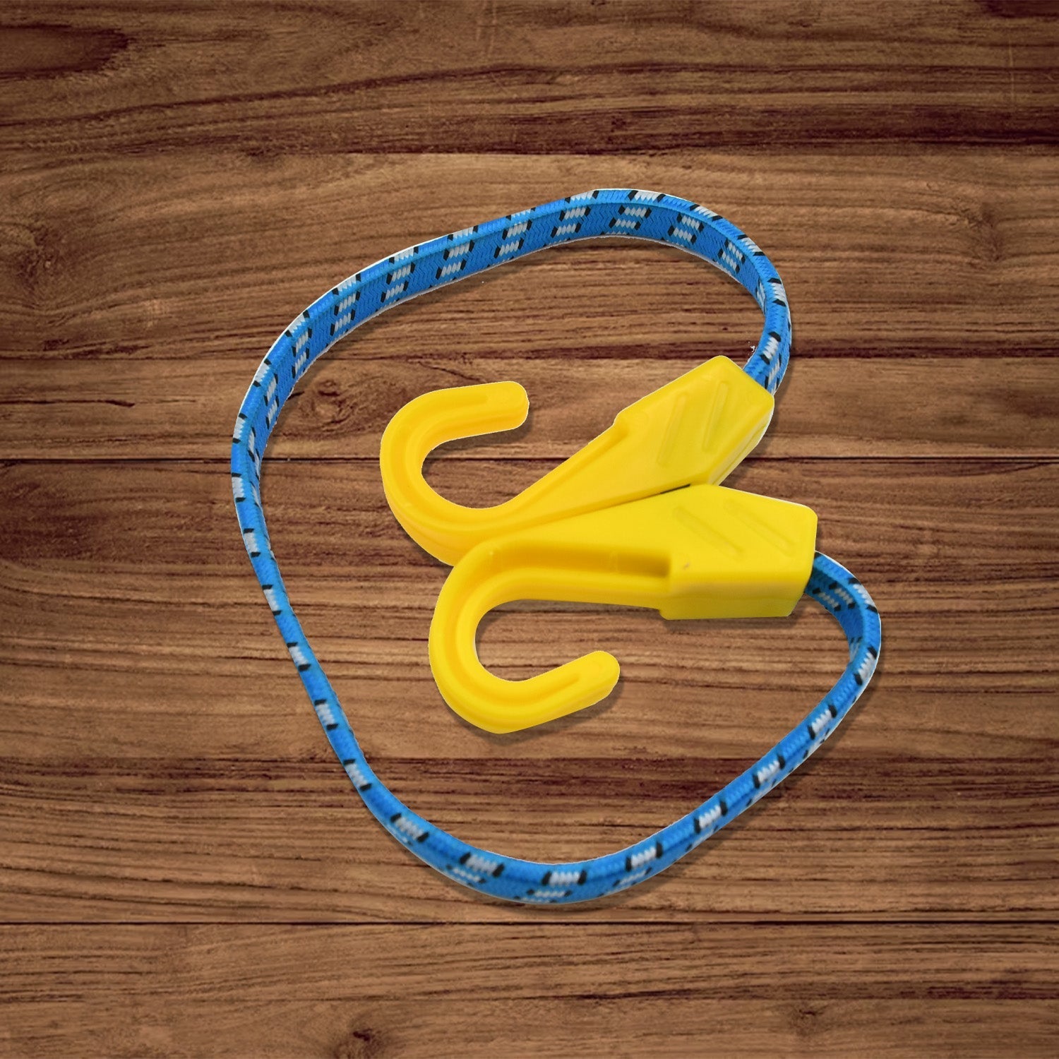 Multipurpose Ultra Flexible Bungee Rope, Luggage Strap, Bungee Cord With And Plastic J Shape Hooks (2 Pc) - infinityexculsivestore.com