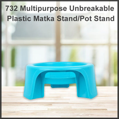 Multipurpose Unbreakable Plastic Matka Stand / Pot Stand - infinityexculsivestore.com