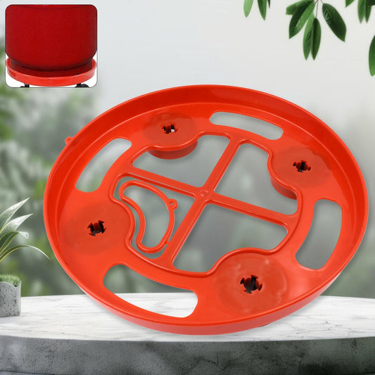 Multipurpose Use, Gas Cylinder Trolley Movable Stand with Wheels, Gas Cylinder Stand, Flower Pot Stand (1 Pc) - infinityexculsivestore.com