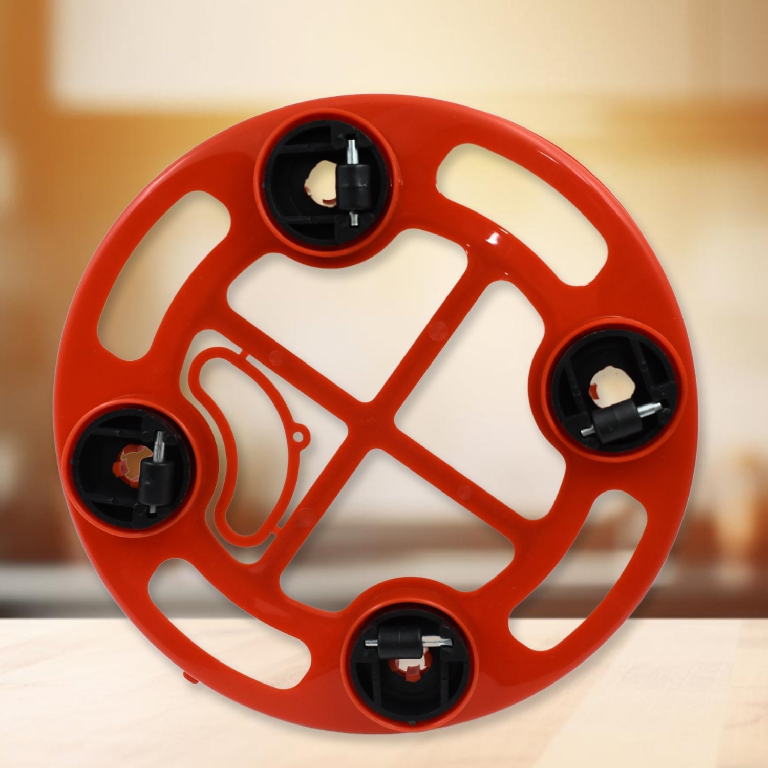 Multipurpose Use, Gas Cylinder Trolley Movable Stand with Wheels, Gas Cylinder Stand, Flower Pot Stand (1 Pc) - infinityexculsivestore.com