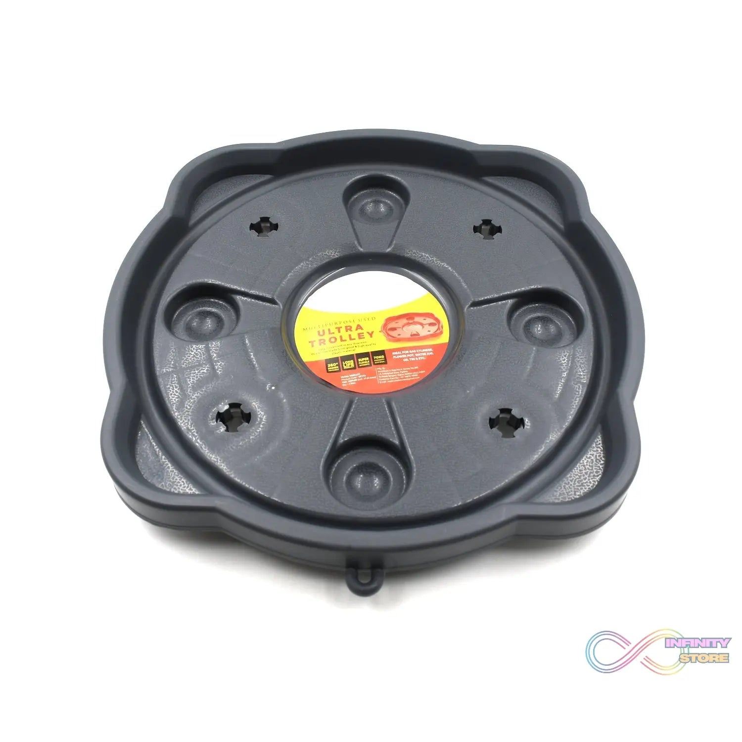 Multipurpose Use, Gas Cylinder Trolley Movable Stand with Wheels, Gas Cylinder Stand, Water Jug Stand, Flower Pot Stand, Oil Tin - infinityexculsivestore.com