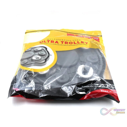 Multipurpose Use, Gas Cylinder Trolley Movable Stand with Wheels, Gas Cylinder Stand, Water Jug Stand, Flower Pot Stand, Oil Tin - infinityexculsivestore.com