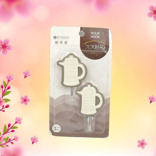 Multipurpose Wall Hooks: Strong & Self - Adhesive for Bathroom, Kitchen, Office ( Mix Design ) - infinityexculsivestore.com