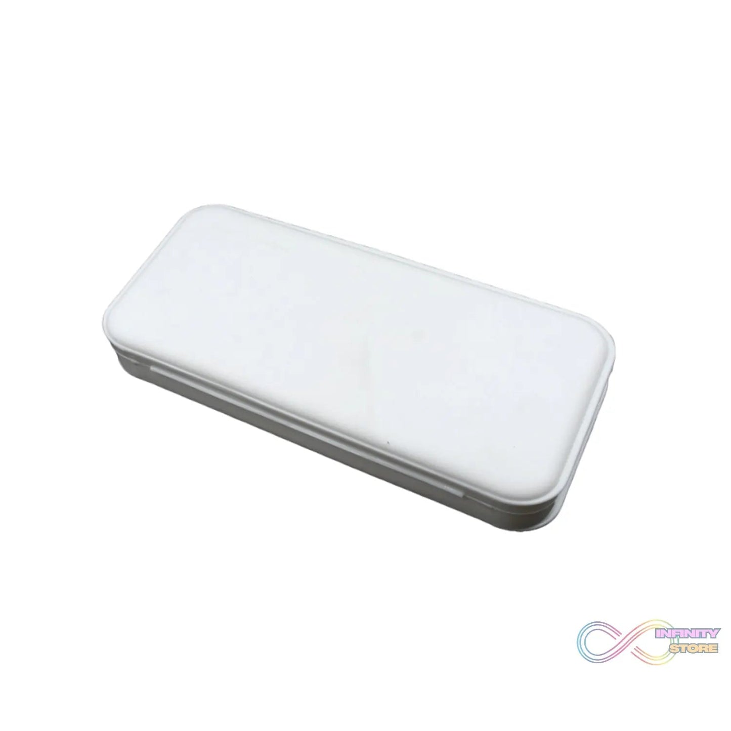 Multipurpose White Compass Pencil Box | 3 - Compartment School Case | Ideal Birthday Gift for Kids - infinityexculsivestore.com