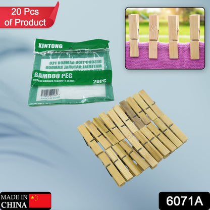 Multipurpose Wooden Heavy Clip (20 Pieces) for Clothespin , Dryer, Hanger, Photo Paper Peg Pin, Craft Clips for School Arts Crafts Decoration - infinityexculsivestore.com