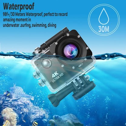 NEW 4K Water Resistant 1080P HD Sports Wi Fi Action Camera (16MP) with Rem Sports and Action Camera (Multicolor, 12 MP) - infinityexculsivestore.com