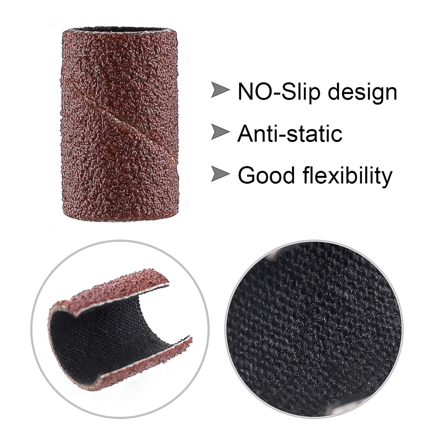 Nail Drill Sanding Band Machine Replacement Bits Pedicure Tool (10 Pcs Set) - infinityexculsivestore.com