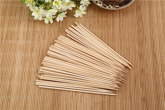 Natural Bamboo Wooden Skewers / BBQ Sticks for Barbeque and Grilling - infinityexculsivestore.com