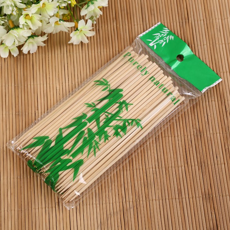 Natural Bamboo Wooden Skewers / BBQ Sticks for Barbeque and Grilling - infinityexculsivestore.com