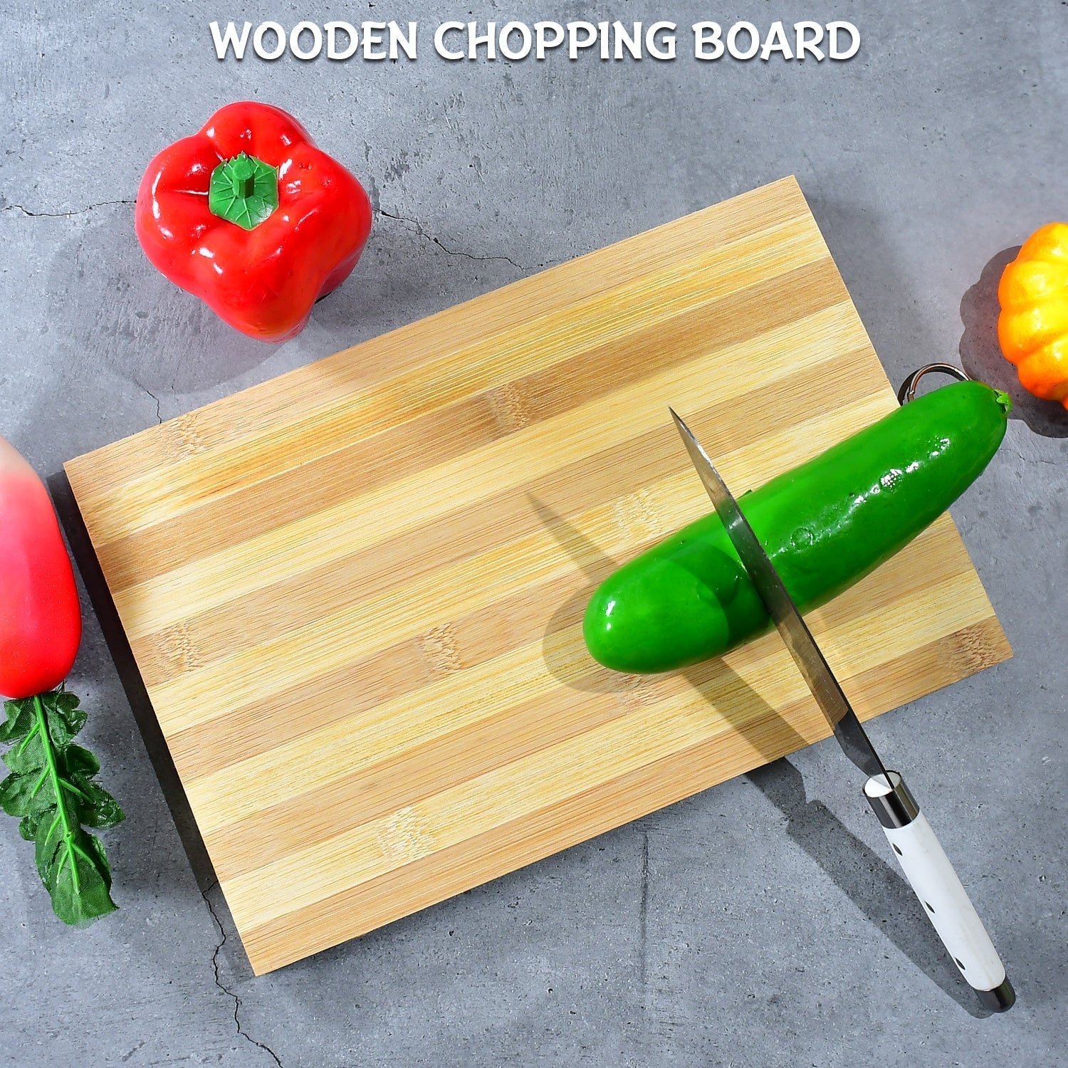 Natural Wood Chopping Cutting Board for Kitchen Vegetables, Fruits & Cheese, BPA Free. - infinityexculsivestore.com