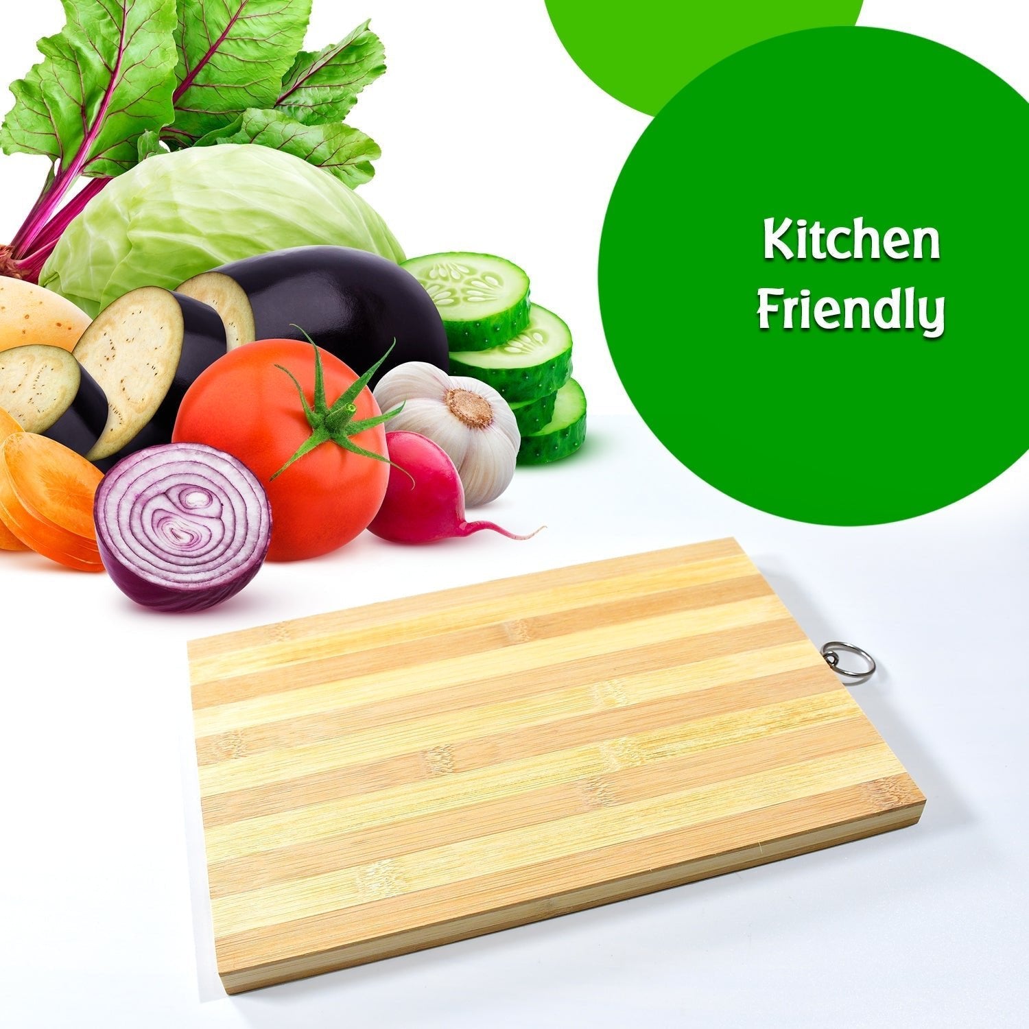 Natural Wood Chopping Cutting Board for Kitchen Vegetables, Fruits & Cheese, BPA Free. - infinityexculsivestore.com