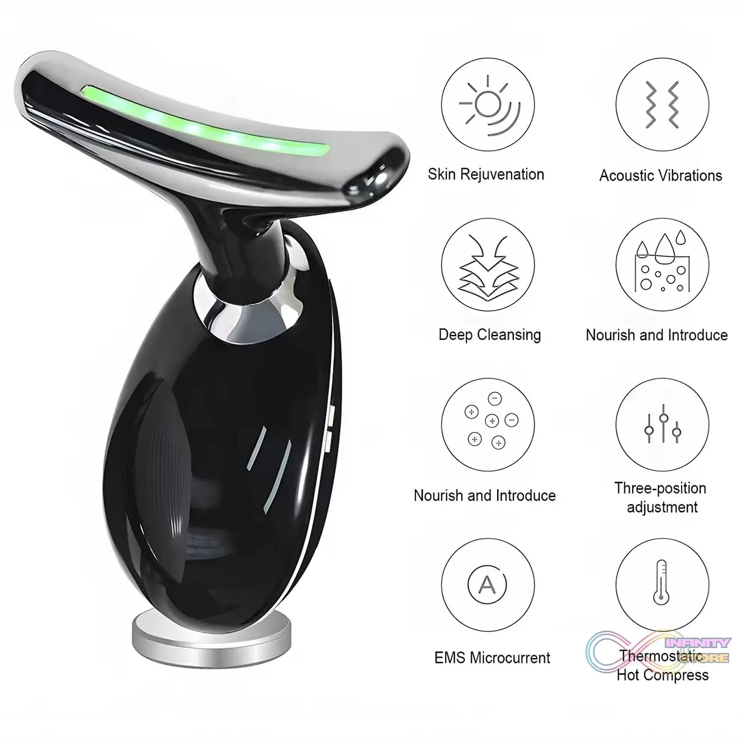 Neck Face Massager, Firming Wrinkle Removal Tool (Neck Wrinkle Removal Tool / 1 Pc) - infinityexculsivestore.com