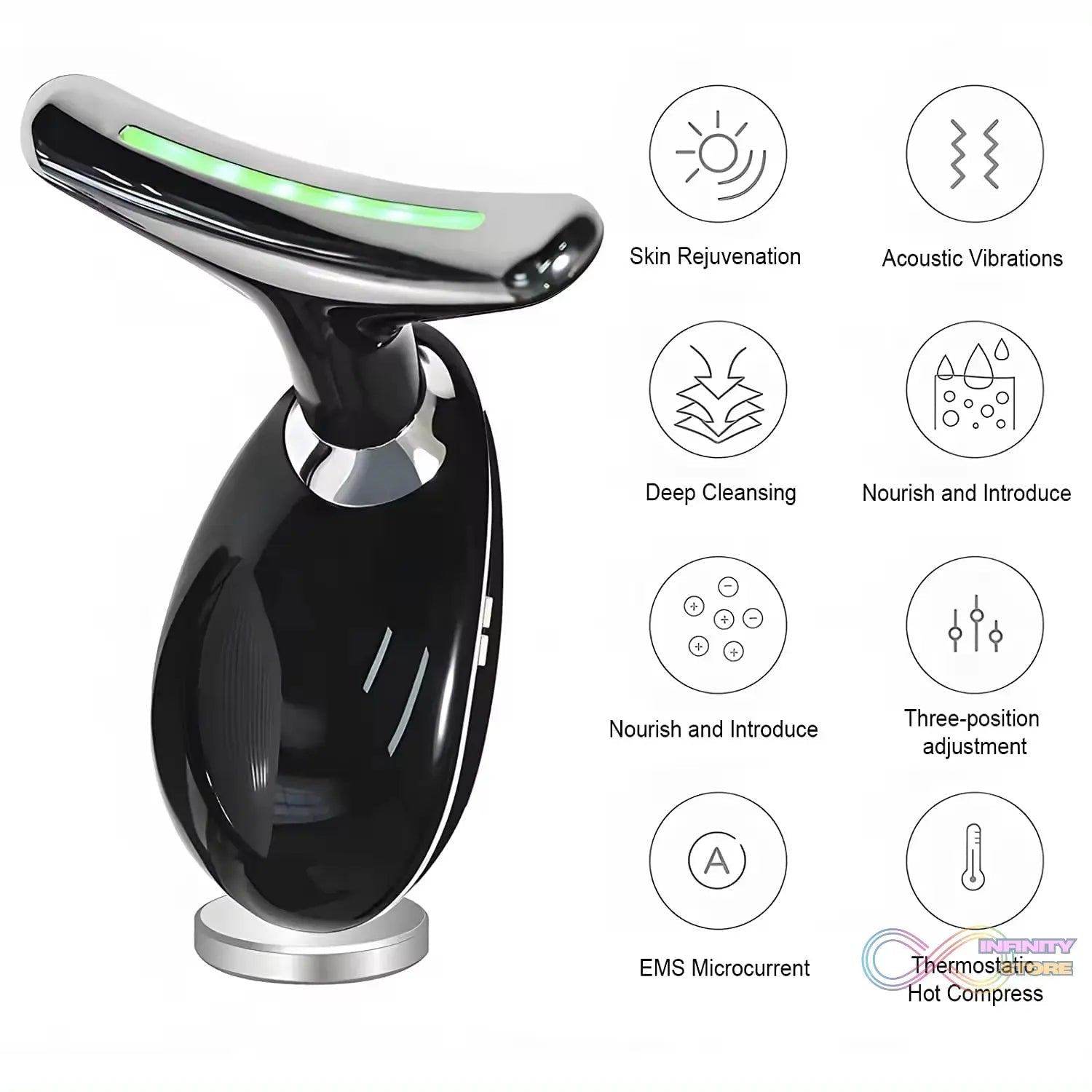 Neck Face Massager, Firming Wrinkle Removal Tool (Neck Wrinkle Removal Tool / 1 Pc) - infinityexculsivestore.com