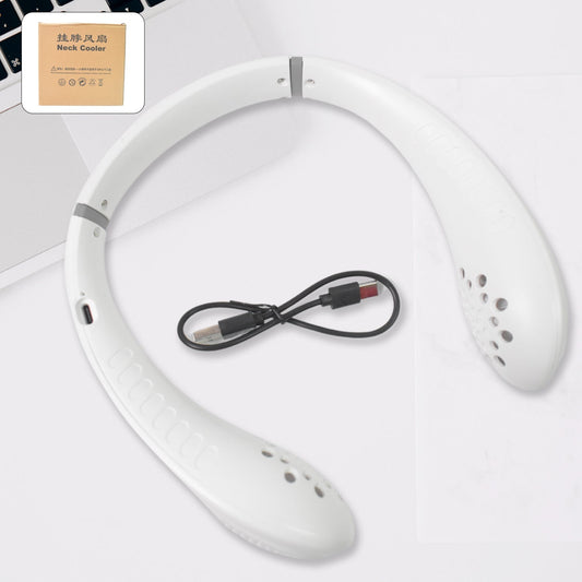 Neck Fan, Portable and Wearable Personal Fan, USB Rechargeable, Headphone Design, Neckband Fan with 3 Speeds, suitable for outdoor family sports travel - infinityexculsivestore.com