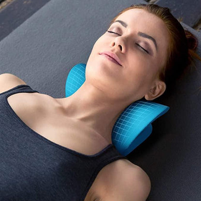 Neck Relaxer | Cervical Pillow for Neck & Shoulder Pain | Chiropractic Acupressure Manual Massage | Medical Grade Material | Recommended by Orthopaedics - infinityexculsivestore.com