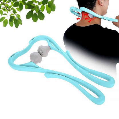 Neck Shoulder Massager, 33×18 cm Portable Relieving the Back for Men Relieving the Waist Women (1 Pc) - infinityexculsivestore.com