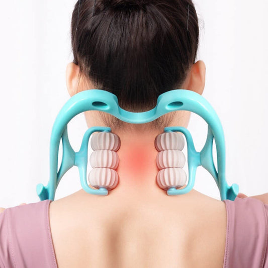 Neck & Shoulder Massager: Portable Relief for Back, Waist & More (1 Pc) - infinityexculsivestore.com