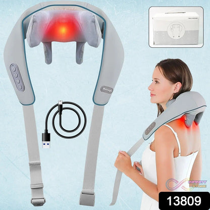 Neck & Shoulder Massagers with Heat, Electric Rechargeable (1 Pc) - infinityexculsivestore.com