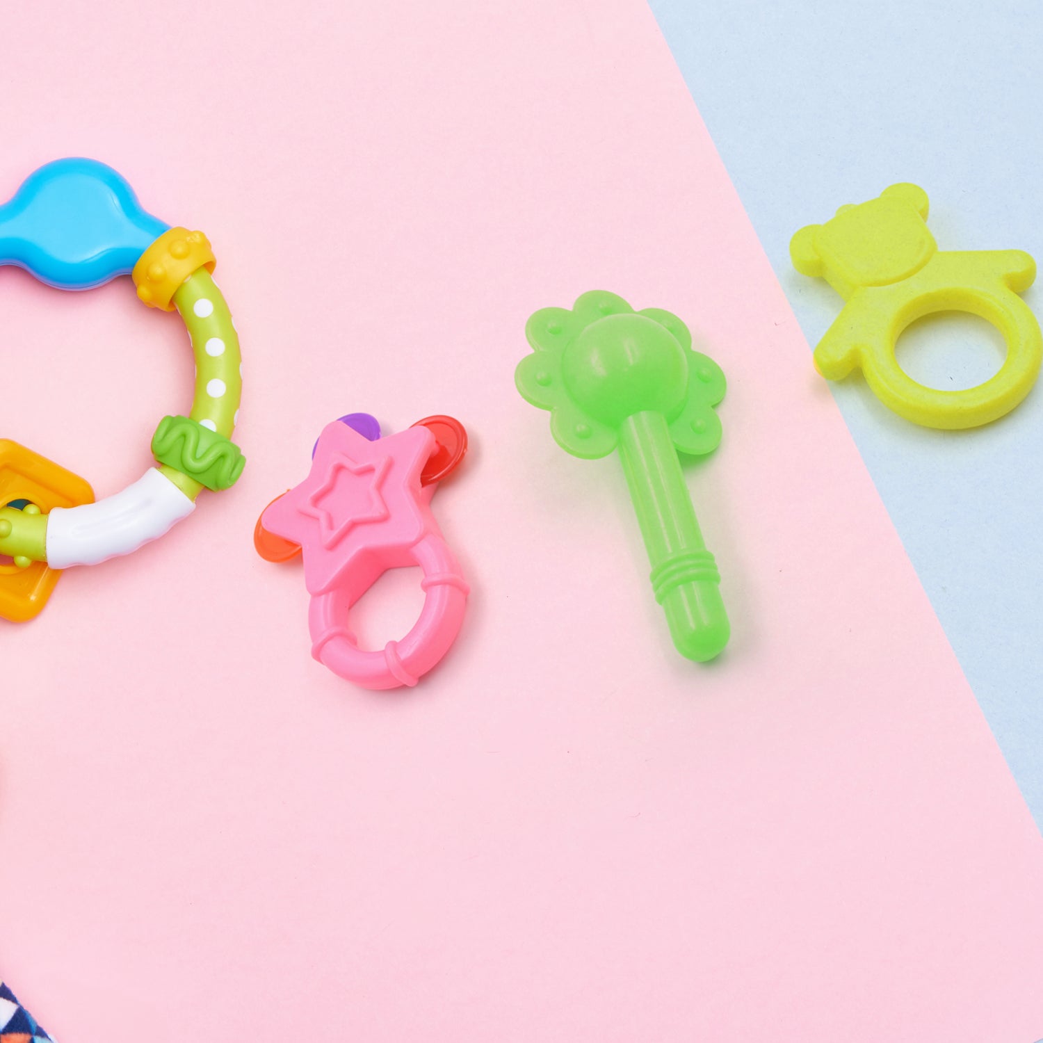 New Born Babies with Attractive Colors and Khanjari Rattle, Musical Gallery Khanjari Musical Instrument Toy Baby Play Toy Fun Return Gift for Kids Birthday (3 Pc Set) - infinityexculsivestore.com