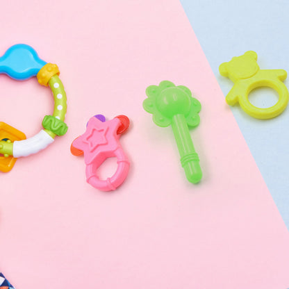 New Born Babies with Attractive Colors and Khanjari Rattle, Musical Gallery Khanjari Musical Instrument Toy Baby Play Toy Fun Return Gift for Kids Birthday (3 Pc Set) - infinityexculsivestore.com